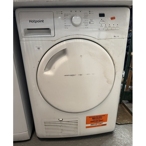 83 - HOTPOINT 8KG DRYER