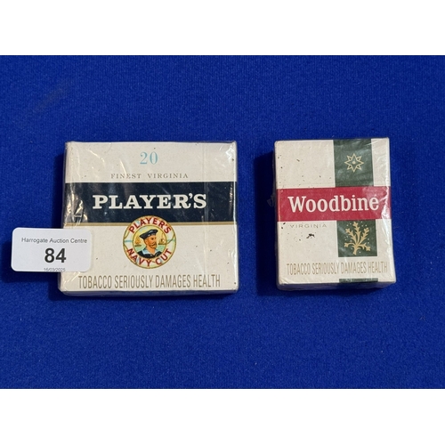 84 - TWO PACKS OF VINTAGE CIGARETTES UNOPENED