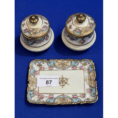 87 - NORITAKE TRINKET SET