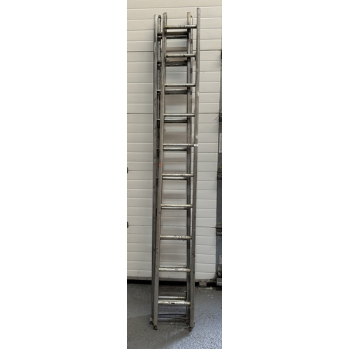 9 - TRIPLE ALUMINIUM LADDERS