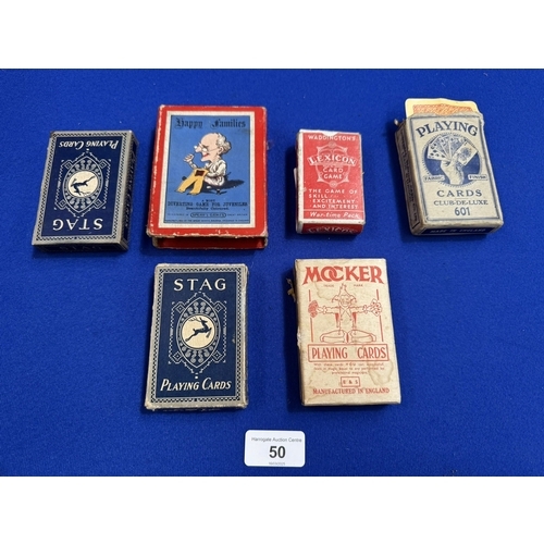 50 - SELECTION OF COLLECTIBLE BRITISH PLAYING CARDS