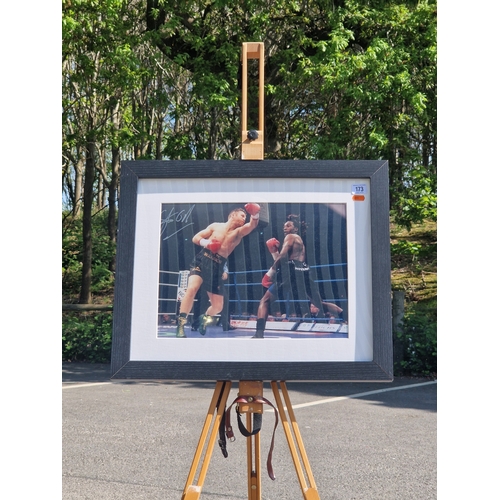 SIGNED BOXING PHOTOGRAPH