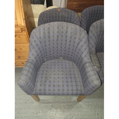 127 - TWO TUB CHAIRS