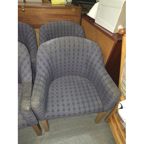 129 - TWO TUB CHAIRS