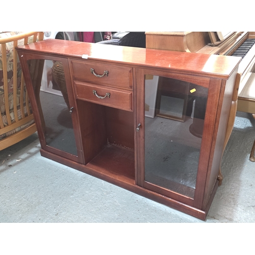 131 - MAHOGANY CHINA CABINET