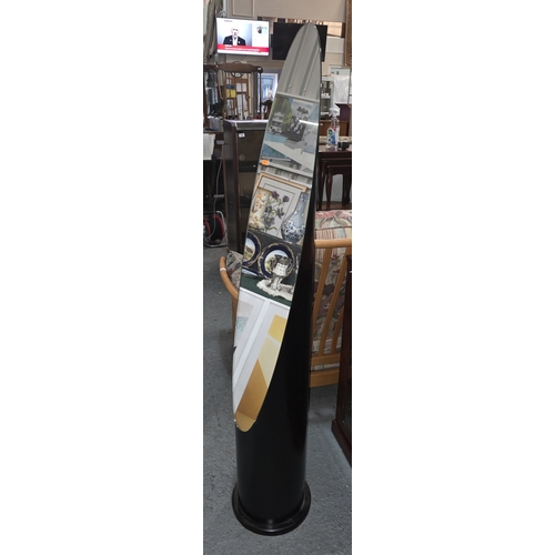 132 - CONTEMPORARY CYLINDRICAL MIRROR