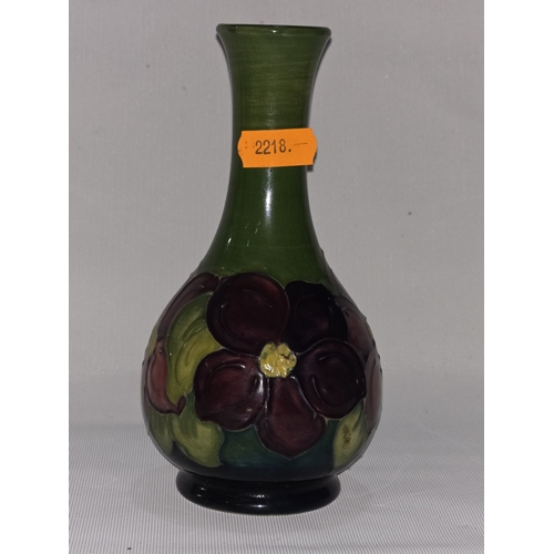 141 - EARLY MOORCROFT VASE WITH PAPER MARK ON BASE 6”
