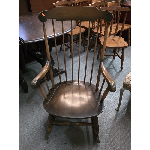 COLONIAL STYLE ROCKING CHAIR