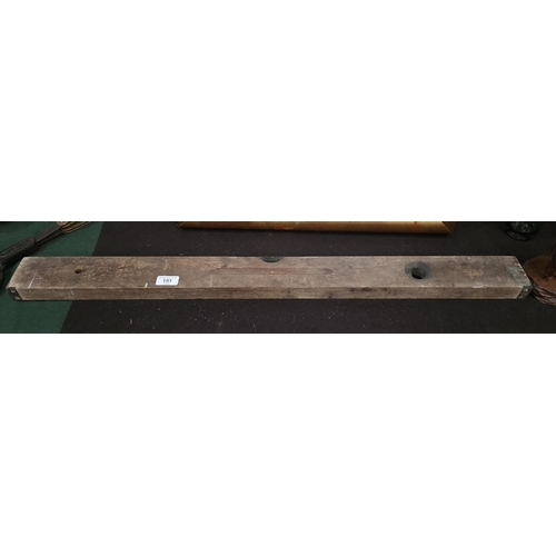 151 - EARLY WOODEN SPIRIT LEVEL