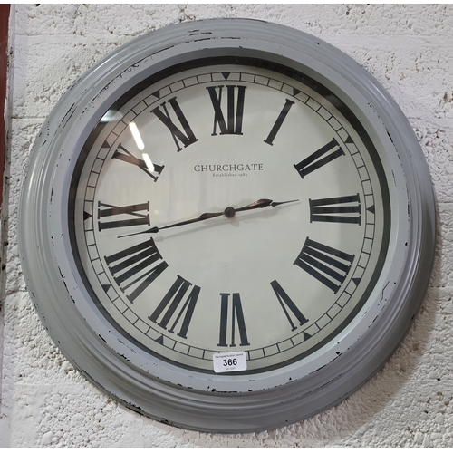 366 - CHURCHGATE WALL CLOCK