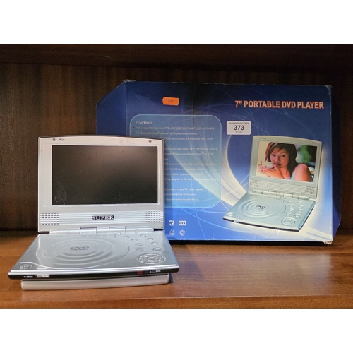 373 - 7” PORTABLE DVD PLAYER