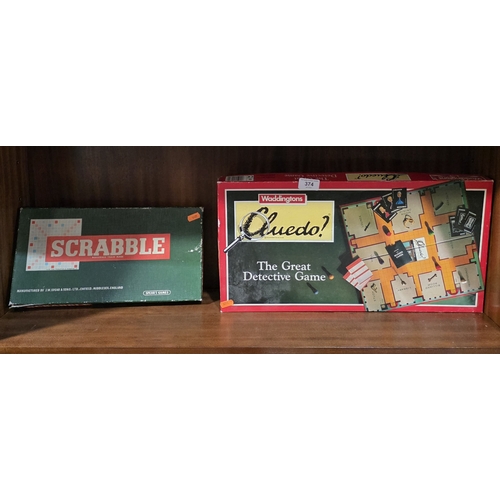 374 - CLEUDO AND SCRABBLE BOARD GAMES