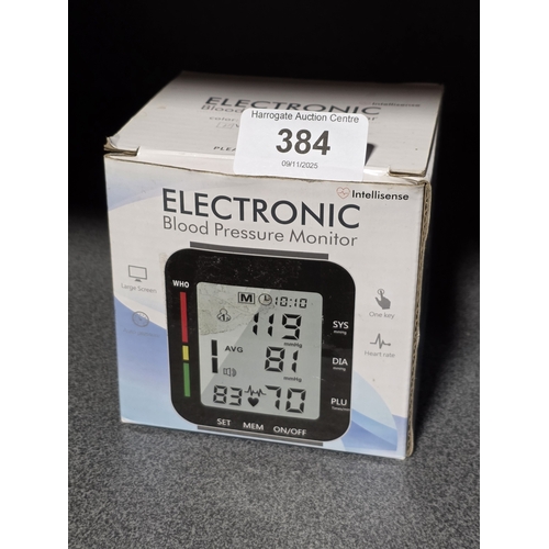 384 - ELECTRONIC BLOOD PRESSURE MONITOR