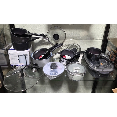 394 - QUANTITY OF BRAND NEW SAUCEPANS