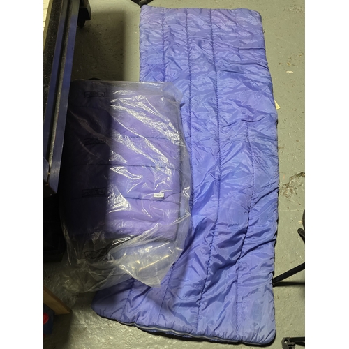 406 - TWO SINGLE SLEEPING BAGS, AS NEW