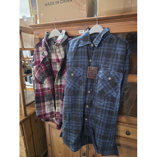 412 - TWO LUMBERJACK JACKETS