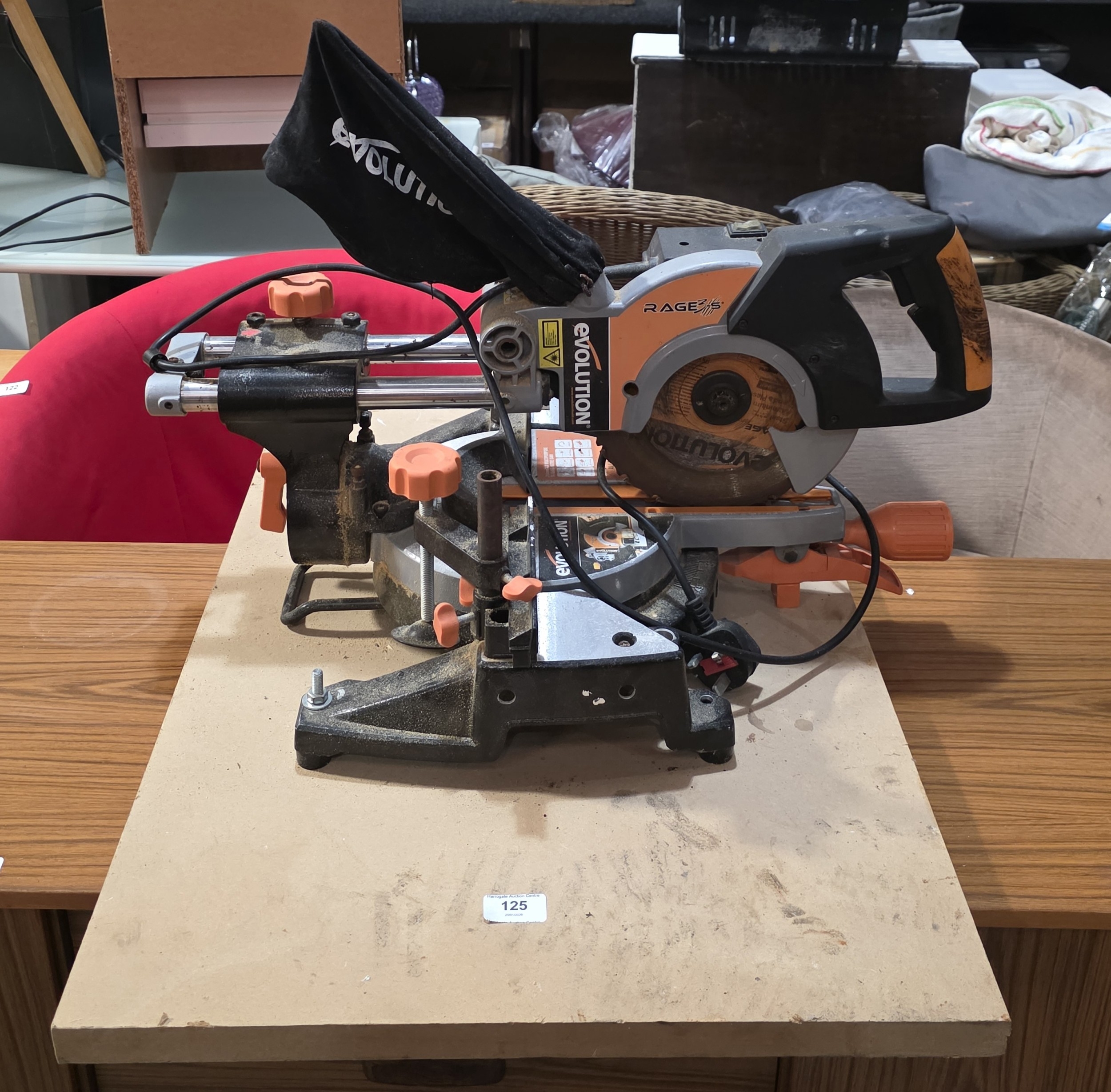 EVOLUTION RAGE 3.5 MULTI-MATERIAL SLIDING MITRE SAW
