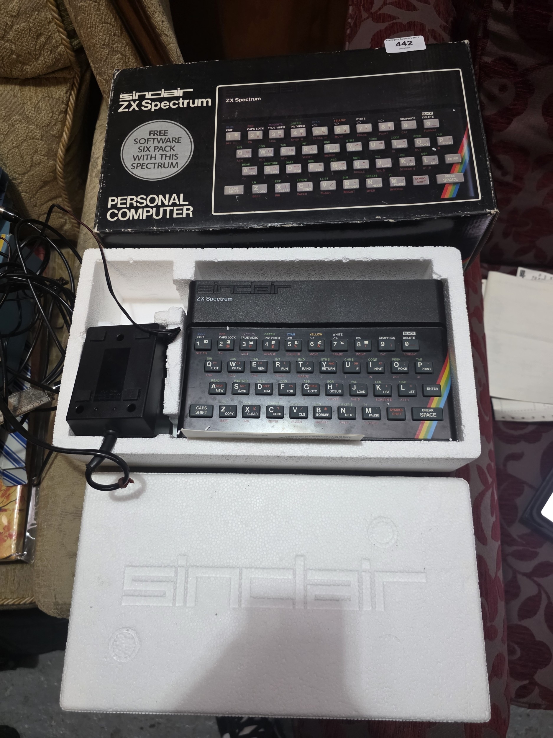 SINCLAIR ZX SPECTRUM PERSONAL COMPUTER IN BOX