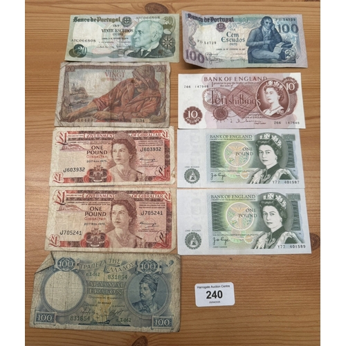 SELECTION OF BRITISH AND FOREIGN BANKNOTES