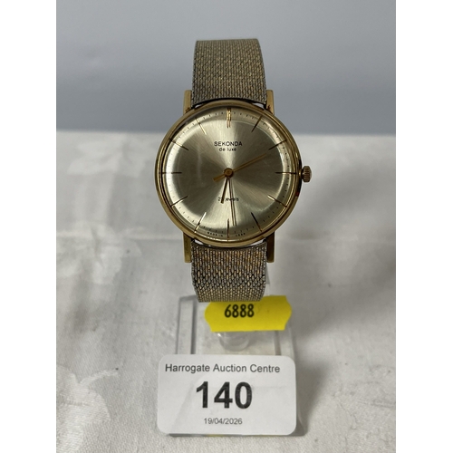 140 - SEKONDA DELUXE GENTS WATCH
