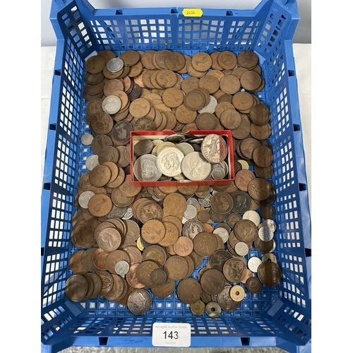 143 - SELECTION OF OLD COINS