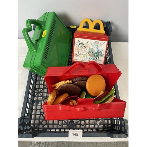 145 - VINTAGE HAPPY MEALS BOXES