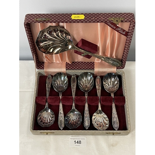 148 - VINTAGE SERVING SPOONS