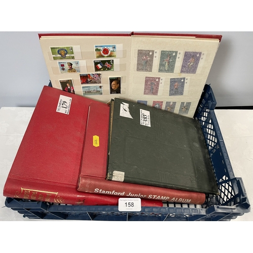158 - MULTIPLE STAMPS ALBUMS