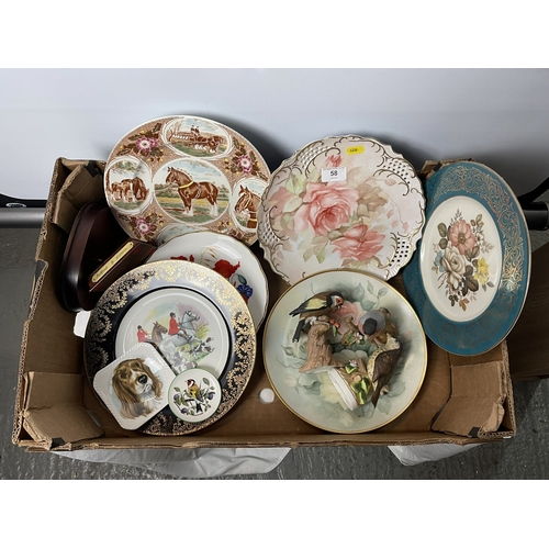 58 - SELECTION OF DECORATIVE CERAMICS