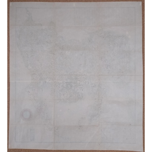 287 - Antique Japanese Map, Owari, Japanese Cartography, Late 19th Century, Meiji PeriodMap of Owari Provi... 