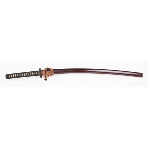 1 - Japanese Katana Sword signed Hakushu-ju Tomofusa, Edo Period, 17th century Katana signed Hakushu-ju ... 