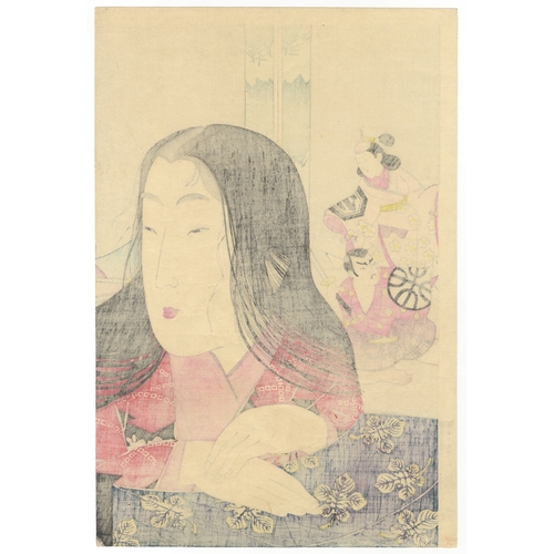 183 - Kiyochika Kobayashi, Beauty, Japanese woodblock print, Artist: Kiyochika Kobayashi (1847 - 1915)
Tit... 