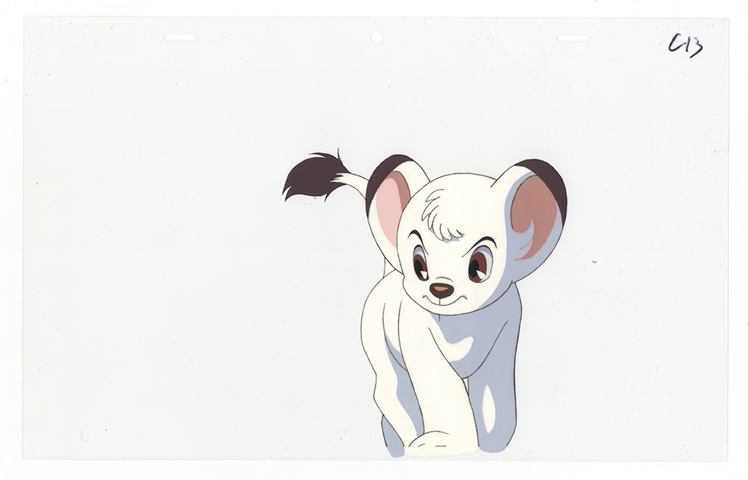 Original Anime Cel with Sketch Animation series: The New Adventures of Kimba  The White Lion (Jungle