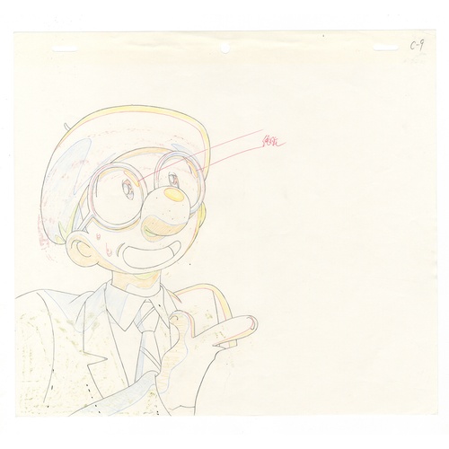 62 - Original Anime Cel with Sketch
Animation series: The Last Mystery of the 20th Century 
Character: Os... 