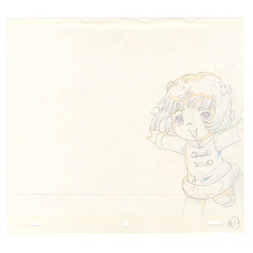 63 - Original Anime Cel with Sketch
Animation series: The Last Mystery of the 20th Century 
Character: Pi... 