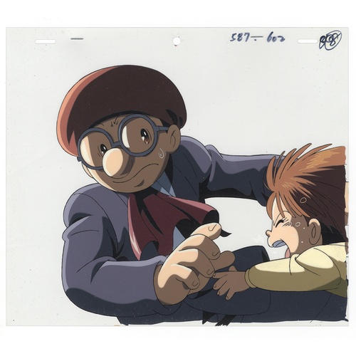 67 - Original Anime 2 Cels with 2 Sketches
Animation series: The Last Mystery of the 20th Century 
Charac... 