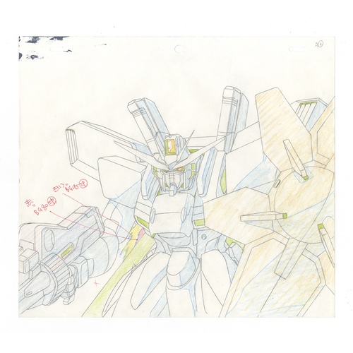 88 - Original Anime Cel with Sketch
Animation series: After War Gundam X (Kidō shin seiki Gundam X)
Chara... 