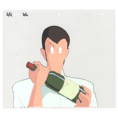 100 - Original Anime Cel with 2 Sketches
Animation series: Lupin the Third (Lupin III)
Character: Arsène L... 