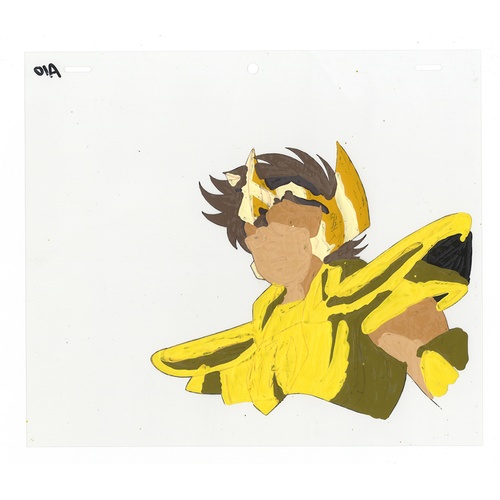 115 - Original Anime Cel with Background
Animation series: Saint Seiya (Knights of the Zodiac, Les Chevali... 