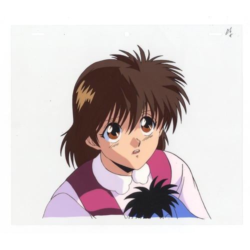 125 - Original Anime Cel with Background and 8 Sketches
Animation series: Yu Yu Hakusho (Yu degli spettri)... 