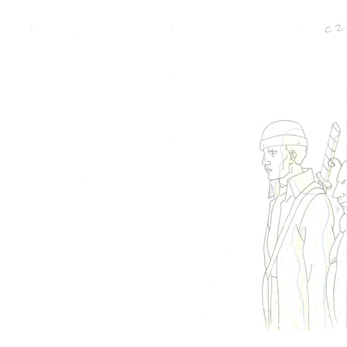 127 - Original Anime Cel with 2 Sketches
Animation series: Hunter x Hunter (HUNTERxHUNTER)
Character: Kura... 