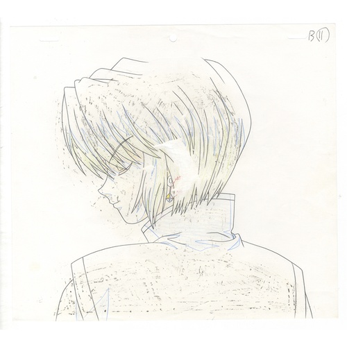 132 - Original Anime Cel with Sketch
Animation series: Hunter x Hunter (HUNTERxHUNTER)
Character: Kurapika... 