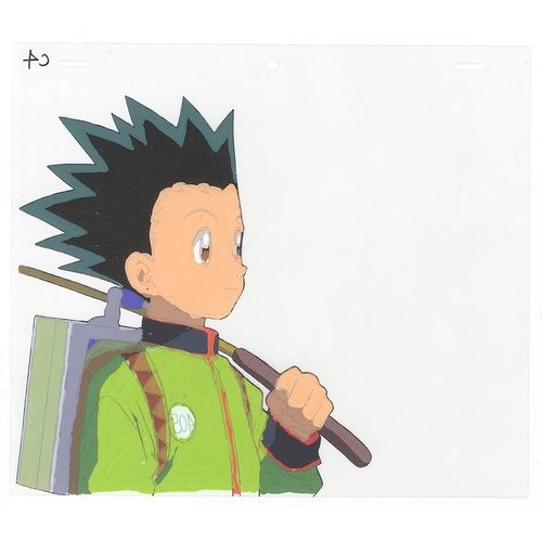 133 - Original Anime Cel with Sketch
Animation series: Hunter x Hunter (HUNTERxHUNTER)
Character: Gon Free... 