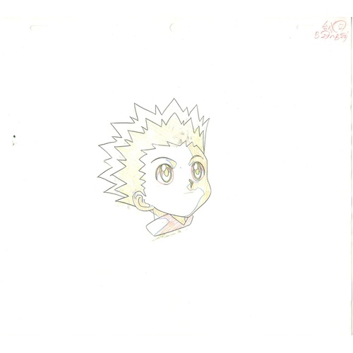 138 - Original Anime Cel with Sketch
Animation series: Hunter x Hunter (HUNTERxHUNTER)
Character: Gon Free... 