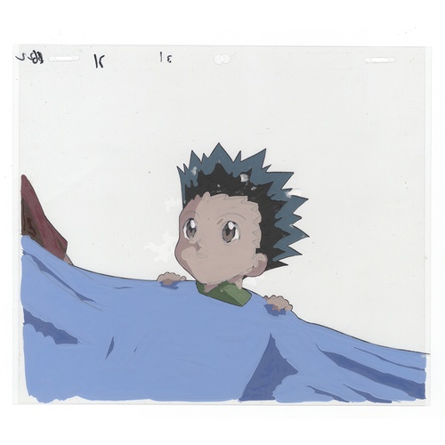 138 - Original Anime Cel with Sketch
Animation series: Hunter x Hunter (HUNTERxHUNTER)
Character: Gon Free... 