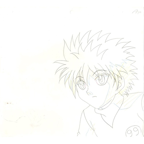 142 - Original Anime Cel with Sketch
Animation series: Hunter x Hunter (HUNTERxHUNTER)
Character: Killua Z... 