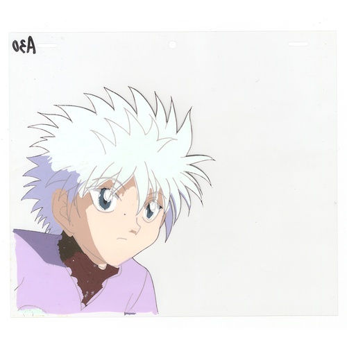 142 - Original Anime Cel with Sketch
Animation series: Hunter x Hunter (HUNTERxHUNTER)
Character: Killua Z... 