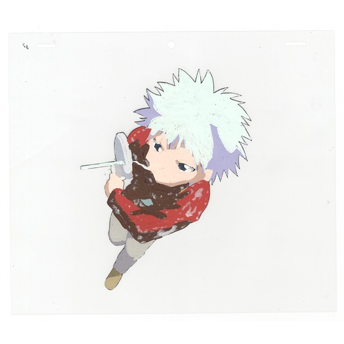 146 - Original Anime Cel with Sketch
Animation series: Hunter x Hunter (HUNTERxHUNTER)
Character: Killua Z... 