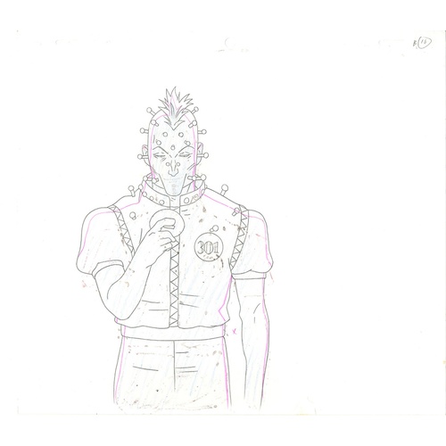 149 - Original Anime Cel with Sketch
Animation series: Hunter x Hunter (HUNTERxHUNTER)
Character: Gittarac... 