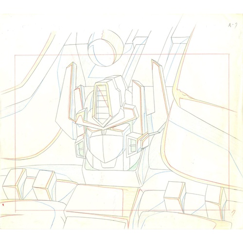 161 - Original Anime Cel with Sketch
Animation series: Super Life-Form Transformers: Beast Wars Neo 
Chara... 